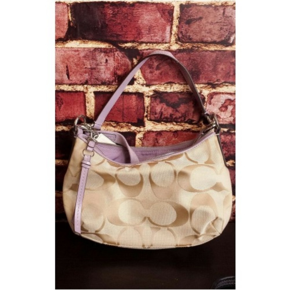 Coach Signature Stripe Demi Shoulder Crossbody - Picture 3 of 8